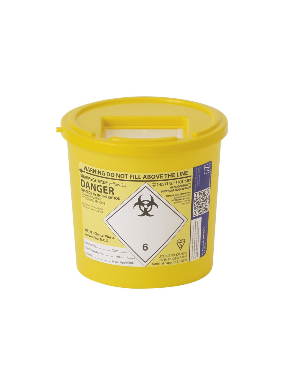 Sharps Bin (Medium 2.5L)