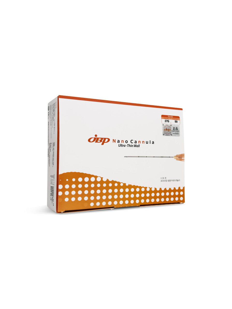 JBP Cannula 27g 24 x 50mm