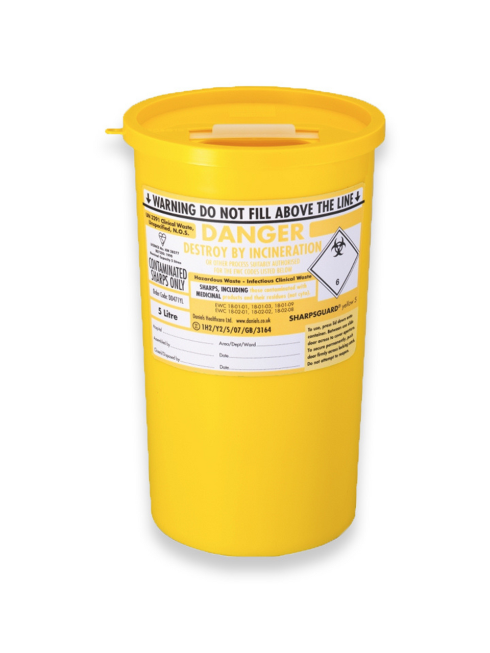 Sharps Bin (X-Large 5L)